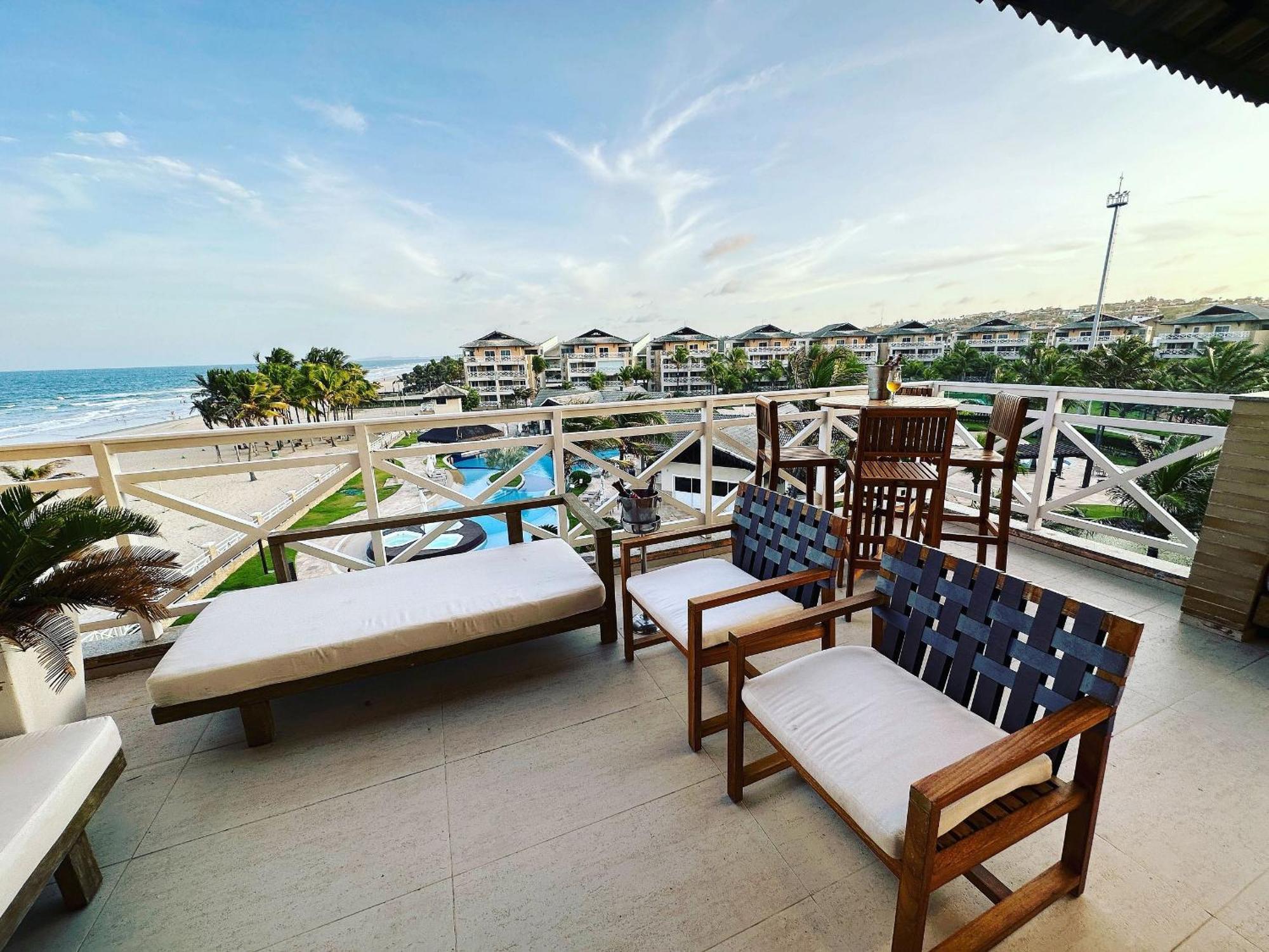 Ferienwohnung Portamaris Duplex Frente Mar, Viizinho Ao B Park Aquiraz Exterior foto